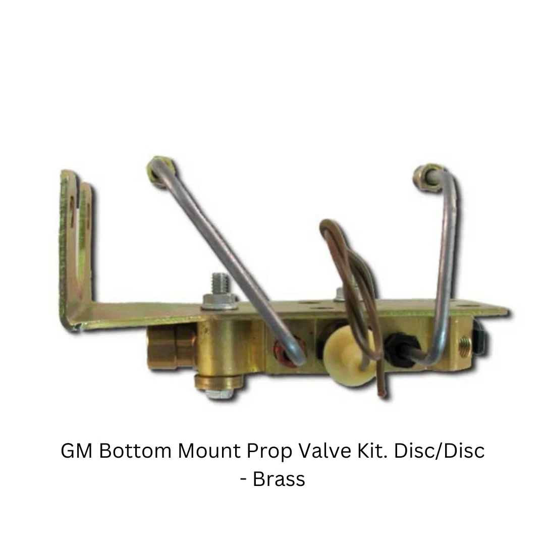GM Bottom Mount Prop Valve Kit. Disc_Disc - Brass PV4K-2BM